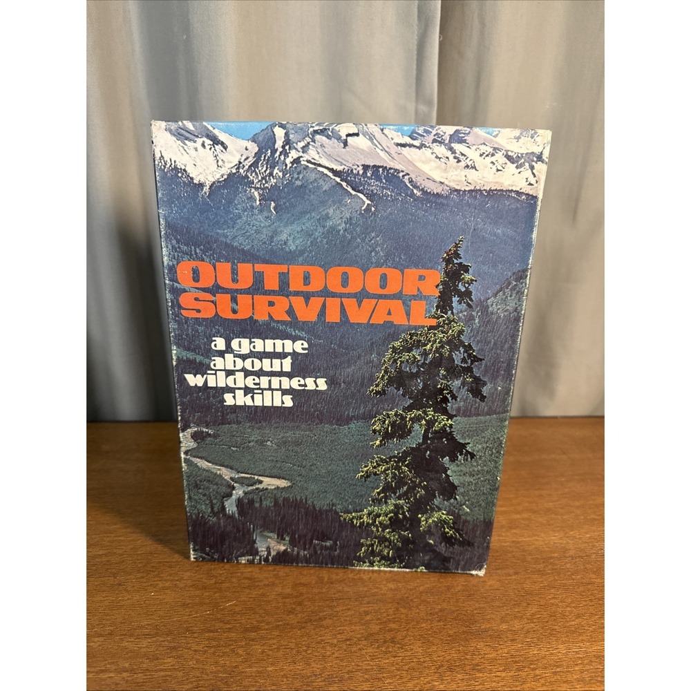 Vntg 1972 "Outdoor Survival Board Game" Avalon Hill Wilderness Survival Skills